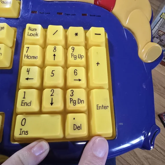 Disney Winnie The Pooh Tigger Piglet Learning Microsoft Computer Keyboard (READ) - Picture 5 of 8